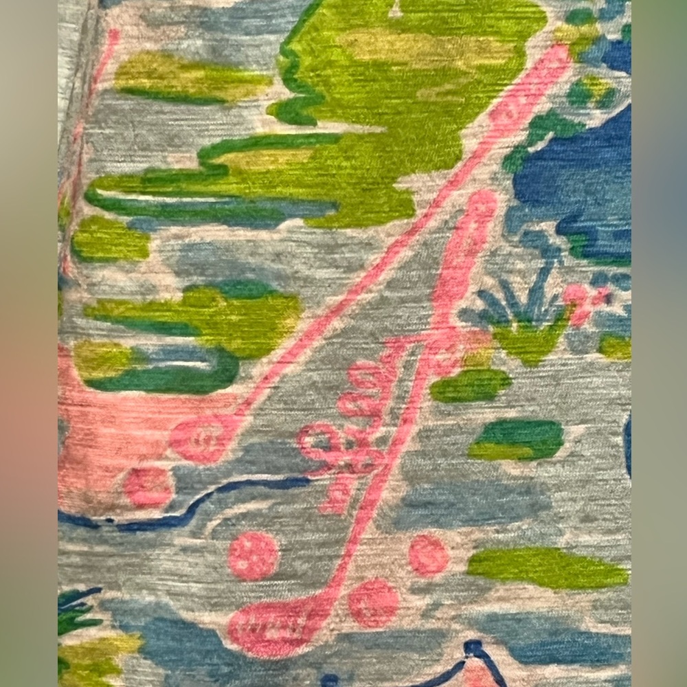 Lilly Pulitzer Honda Classic PGA Golf Etta V Neck Tee Shirt Top Size XS - Picture 12 of 16